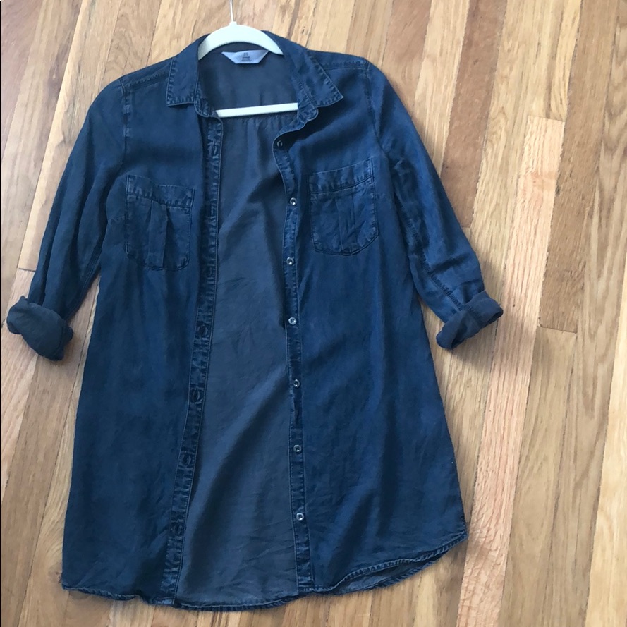 Oversize Chambray Button Down